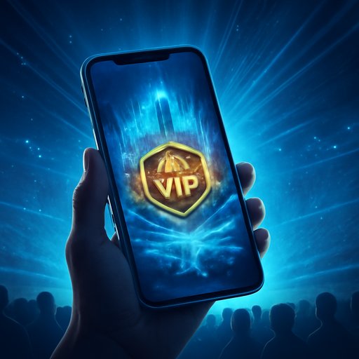 casino app vip badge on phone display