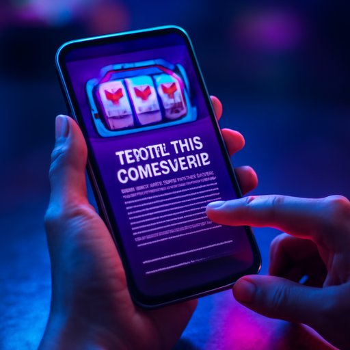 casino app user checking agreement text