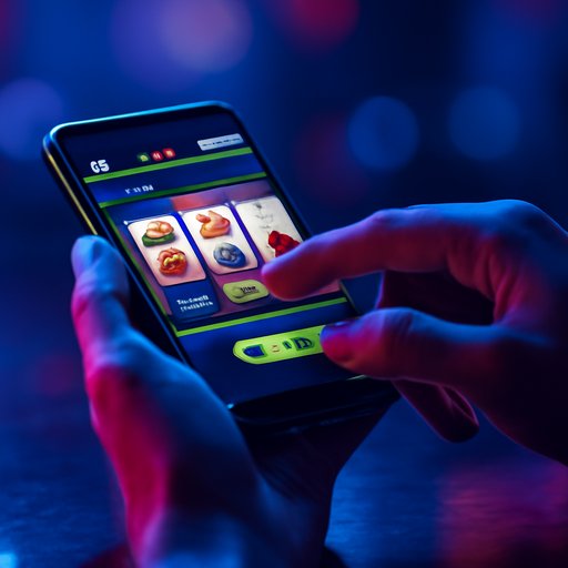 casino app support page open on laptop
